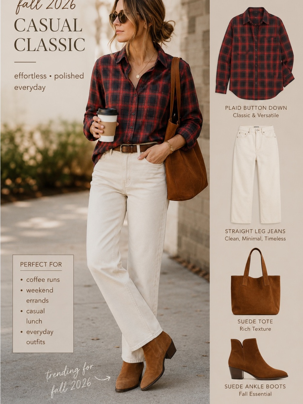 Wilfred Straight Leg Jeans in Cream